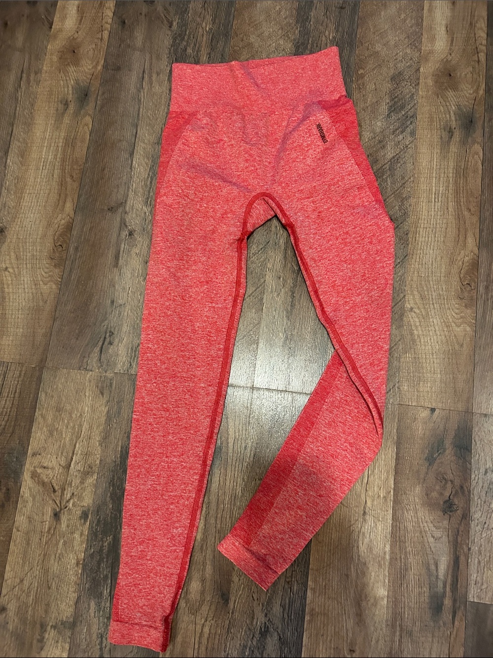 Gymshark Women’s ' Coral-Red Seamless High-Waist Leggings